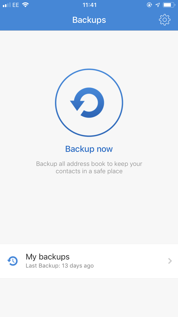 Dedicated apps make backing up contacts much easier