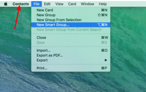 Open up Contacts to merge