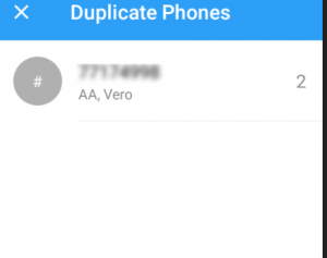 Find duplicate iPhone contacts