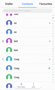 The older way to delete duplicate contacts on Android