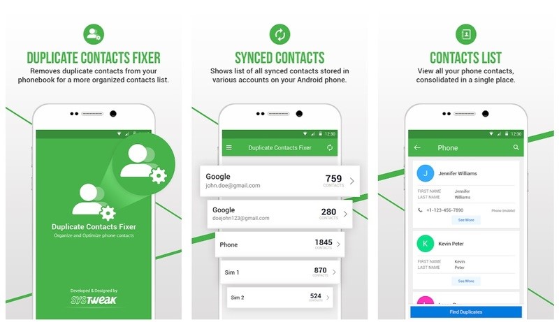 Duplicate Contacts Fixer and Remover is one of the more flexible options available Duplicate Contacts Fixer and Remover is one of the more flexible options available