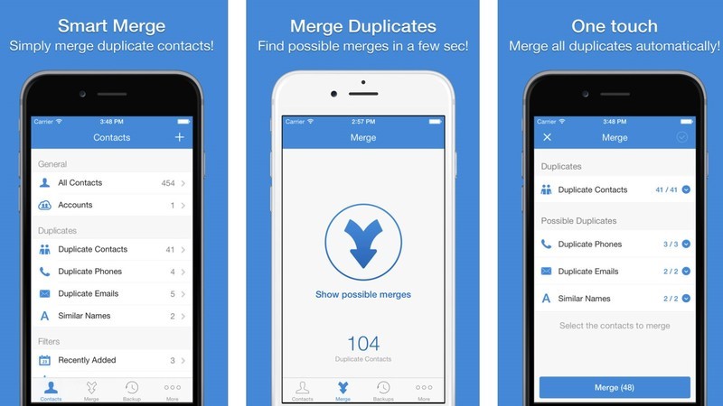 Smart Merge is no dummy when it comes to contact management