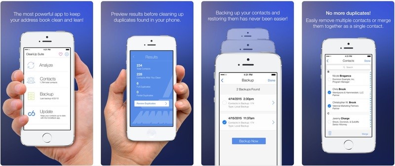 Lusha - July 2019 - 17.8 Cleanup Duplicate Contacts does exactly as the name would make us hope