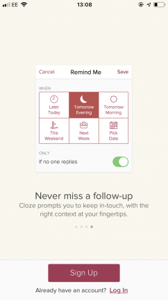 Download the top-rated contact delete app Cloze Relationship Manager