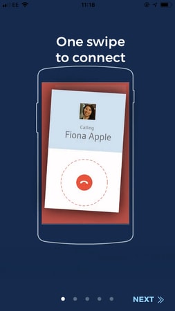 Drupe's clever interface makes quick calls a breeze. Drupe's clever interface makes quick calls a breeze.