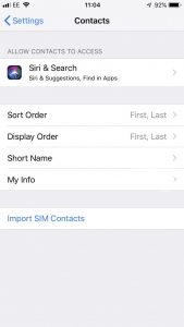 Import SIM Contacts should guide you through the rest of the way.